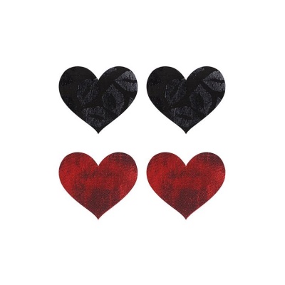 PEEKABOO PASTIES STOLEN KISSES HEARTS - 1 2