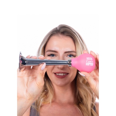Trąbka Honk If You're Horny z gumowym balonikiem 24 cm - 1 2