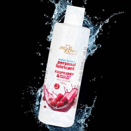 Lubrykant wodny Aroma Series Intim&Massage 2in1 Malina 300 ml - 4