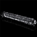 Podwójne dildo przezroczyste Flawless Clear 30 cm - 3