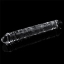 Podwójne dildo przezroczyste Flawless Clear 30 cm - 4