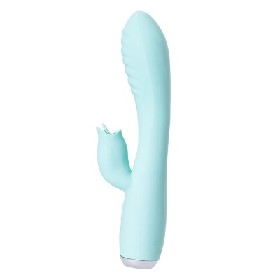 Wibrator króliczek MILO z funkcją lizania i 10 trybami wibracji, długość 20 cm - 1 2