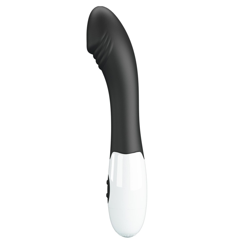 Wibrator Elemental Black - 30 funkcji wibracji, 19 cm - 2