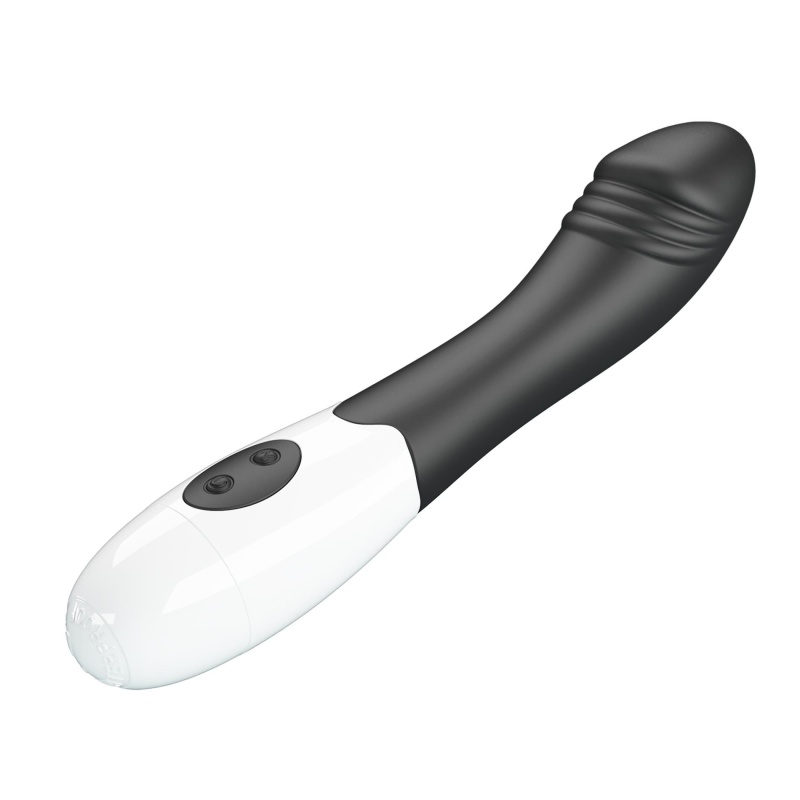Wibrator Elemental Black - 30 funkcji wibracji, 19 cm - 6