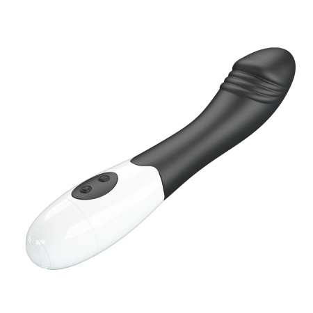 Wibrator Elemental Black - 30 funkcji wibracji, 19 cm - 6