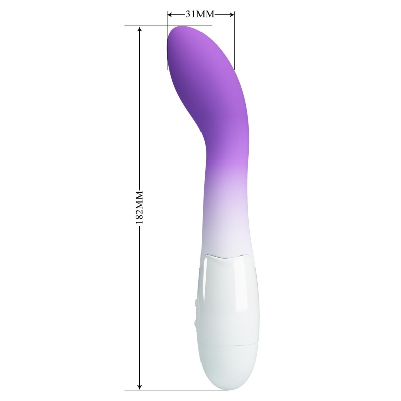Wibrator Bishop do punktu G – 30 trybów wibracji, silikon, 19,5 cm - 2
