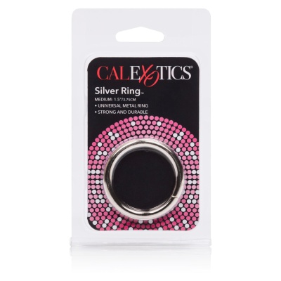 Pierścień na penisa Silver Ring Medium sztywny, 3,75 cm - 1 2