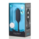 Snug Plug 3 Black - obciążony korek analny z silikonu medycznego, 180 g, 12 cm - 1