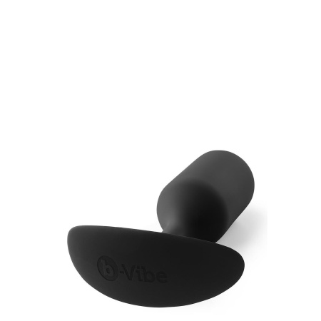 Snug Plug 3 Black - obciążony korek analny z silikonu medycznego, 180 g, 12 cm - 5