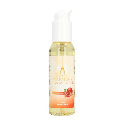 Warming Massage Oil with Pommegranate - 3.4 fl oz / 100 ml - 1