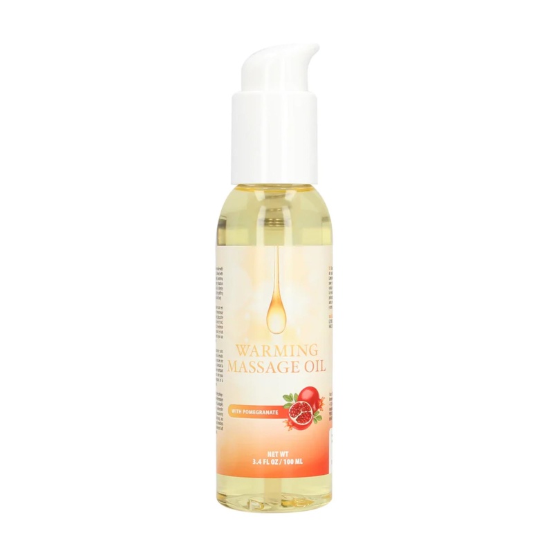 Warming Massage Oil with Pommegranate - 3.4 fl oz / 100 ml - 1