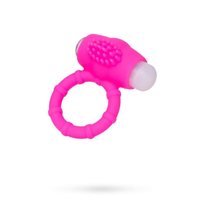 Pierścień wibrujący na penisa A-Toys Nevy - obrączka erekcyjna ze stymulatorem łechtaczki, silikon, średnica wewnętrzna 2,5 cm - 1