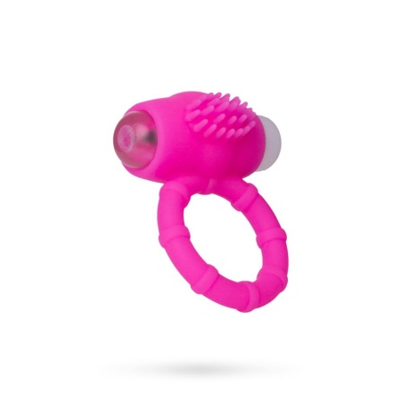 Pierścień wibrujący na penisa A-Toys Nevy - obrączka erekcyjna ze stymulatorem łechtaczki, silikon, średnica wewnętrzna 2,5 cm - 3