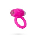 Pierścień wibrujący na penisa A-Toys Nevy - obrączka erekcyjna ze stymulatorem łechtaczki, silikon, średnica wewnętrzna 2,5 cm - 3