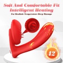Wibrator silikonowy Silicone Vibrator z 10 trybami wibracji, funkcją lizania, podgrzewaniem i sterowaniem przez aplikację, 13,9 - 3
