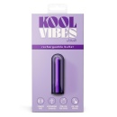 Mini bullet KOOL VIBES Rechargeable Grape - 10 trybów wibracji, tworzywo ABS, długość 6,3 cm, średnica 1,8 cm - 1