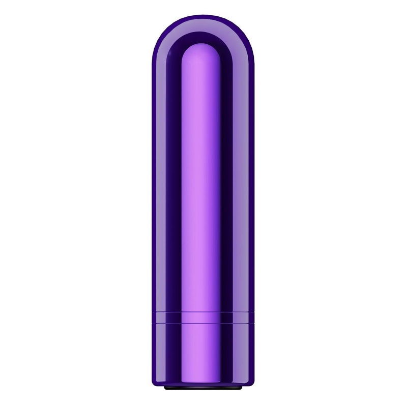 Mini bullet KOOL VIBES Rechargeable Grape - 10 trybów wibracji, tworzywo ABS, długość 6,3 cm, średnica 1,8 cm - 2