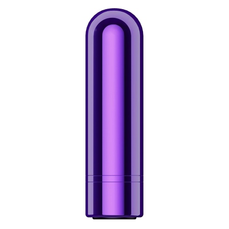 Mini bullet KOOL VIBES Rechargeable Grape - 10 trybów wibracji, tworzywo ABS, długość 6,3 cm, średnica 1,8 cm - 2