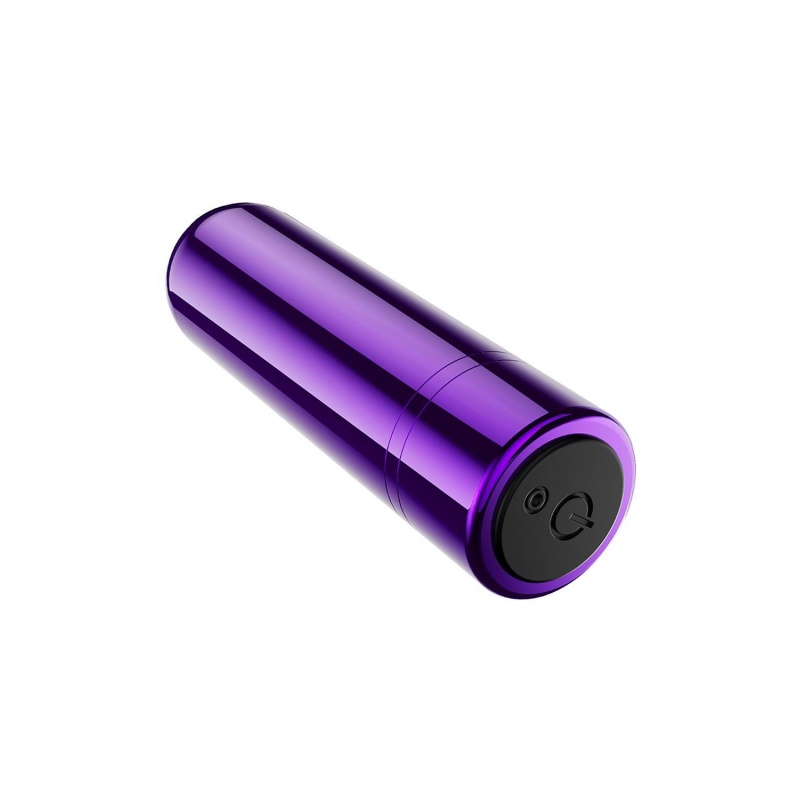 Mini bullet KOOL VIBES Rechargeable Grape - 10 trybów wibracji, tworzywo ABS, długość 6,3 cm, średnica 1,8 cm - 3