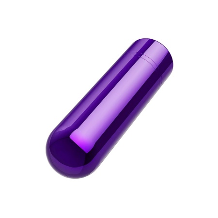 Mini bullet KOOL VIBES Rechargeable Grape - 10 trybów wibracji, tworzywo ABS, długość 6,3 cm, średnica 1,8 cm - 4