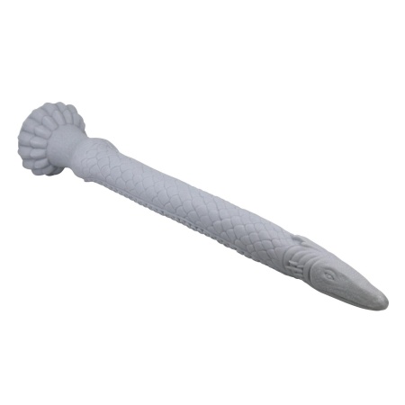 Dildo silikonowe Power Monsters Basilisk 43 cm z pofalowaną teksturą i przyssawką - 6