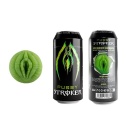 Masturbator Pussy Stroker - manualny kanał TPE w kompaktowej, dyskretnej puszce - 1