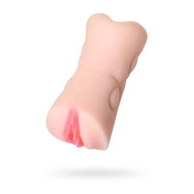Masturbator Rich Fruit z podwójnym wejściem waginalno-analnym, materiał SoftSkin (TPE), długość 16 cm - 1
