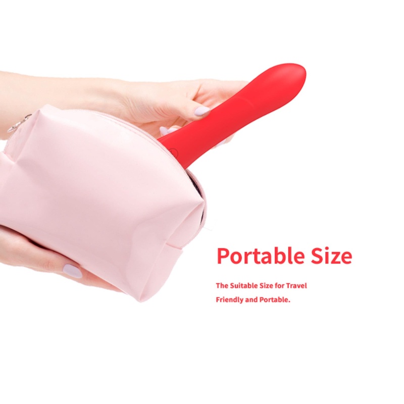 Wibrator typu króliczek Nirvana Red - trójpunktowa stymulacja wibracyjna, 9 trybów, USB-C, 22,4 cm - 11