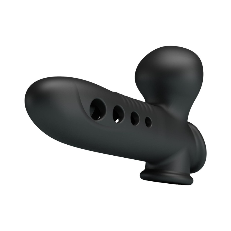 Nakładka na penisa Crane z poduszką powietrzną 18 cm - 3