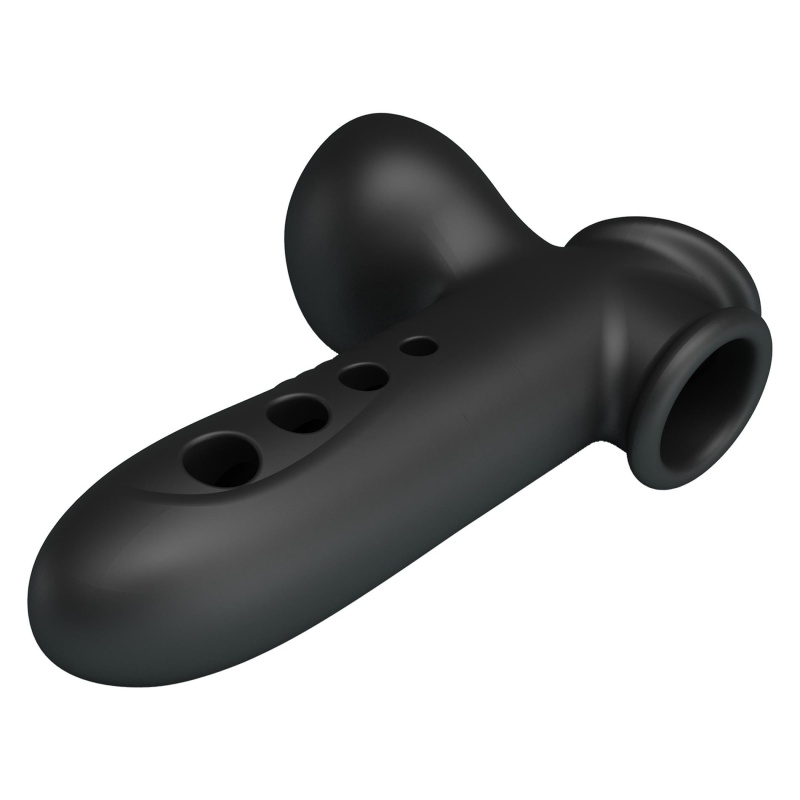 Nakładka na penisa Crane z poduszką powietrzną 18 cm - 8