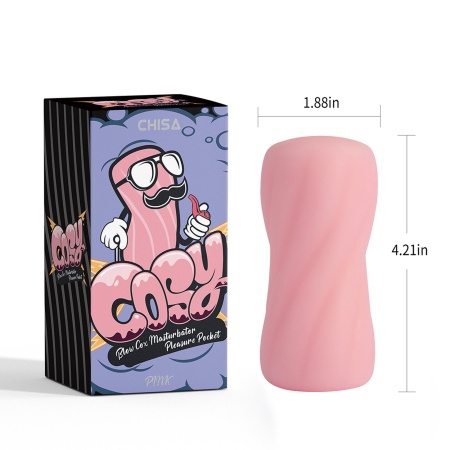 Masturbator Pleasure Pocket - miękki TPE bez ftalanów i lateksu, 10,7 cm x 4,8 cm - 5