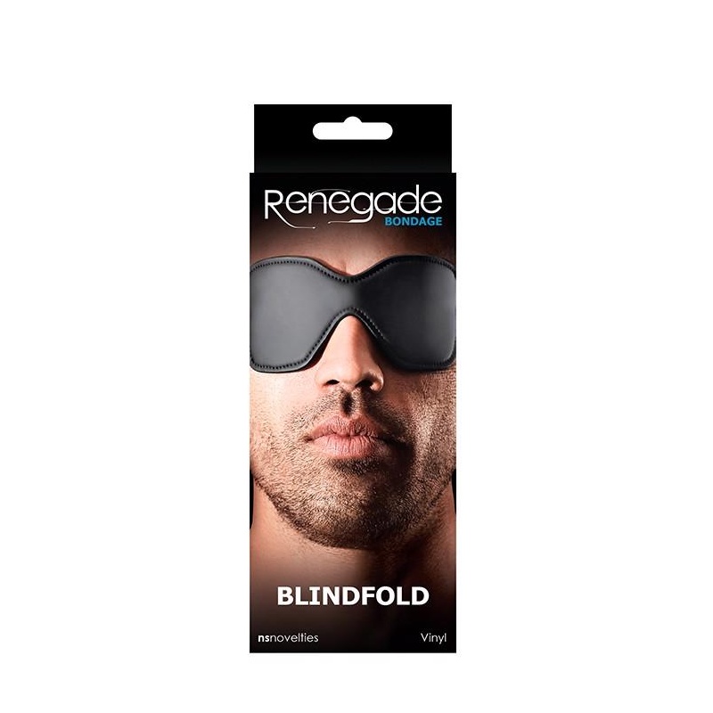 RENEGADE BONDAGE BLINDFOLD BLACK - 1