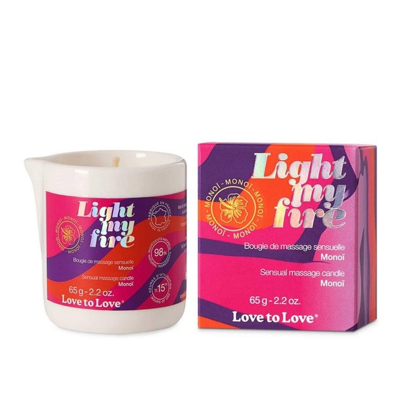 LIGHT MY FIRE - MASSAGE CANDLE - MONOI 65G / 2.2OZ. - 1