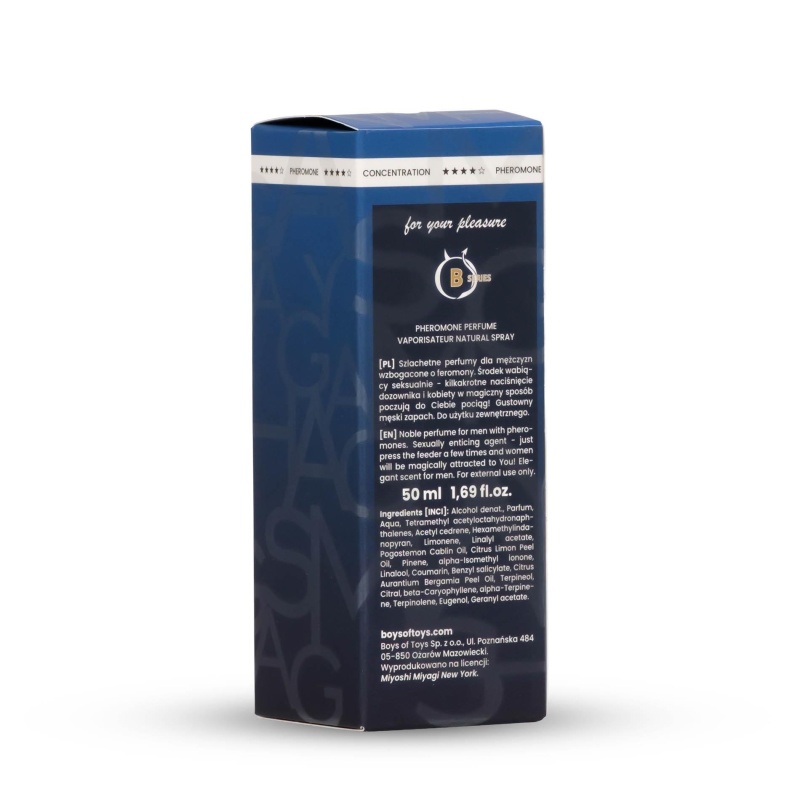 Miyoshi Miyagi INSTINCT feromon  parfumes 50ml HOMME - 4