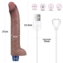 Wibrator Real Softee 28 cm Silikon Platynowy - 2