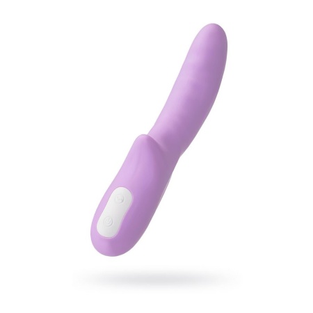 Wibrator obrotowy 360° MERRY-GOR z silikonu medycznego, fioletowy, 20,7 cm - 1