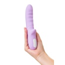 Wibrator obrotowy 360° MERRY-GOR z silikonu medycznego, fioletowy, 20,7 cm - 7