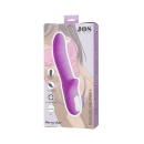 Wibrator obrotowy 360° MERRY-GOR z silikonu medycznego, fioletowy, 20,7 cm - 10