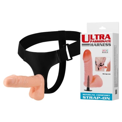 Strap-on Ultra Passionate z regulowanym pasem 58-86 cm - 1