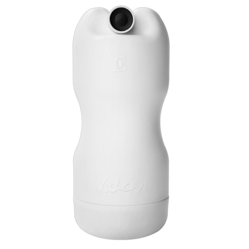 Masturbator ustny wibrujący Vulcan Ripe Mouth Vibrating – elastyczna struktura ust z SEBS, 6 rytmów wibracji, długość całkowita - 5