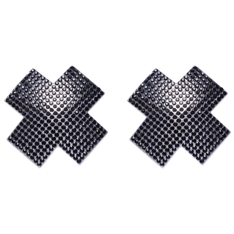 Nipple Jewellery cross black - 5