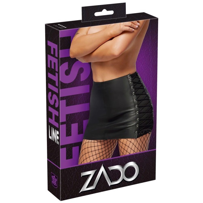 Leather Skirt M - 1