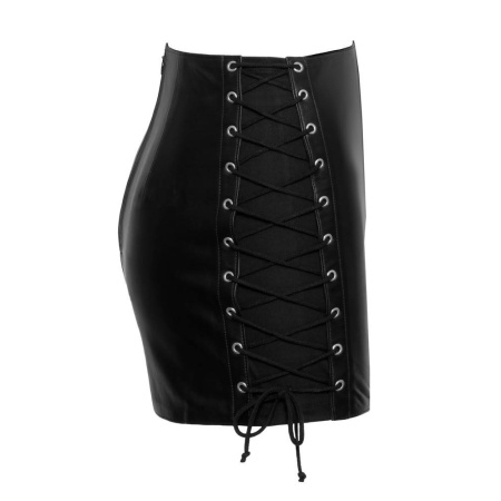 Leather Skirt M - 8