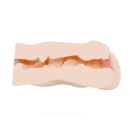 Masturbator Vagina 3D z wibrującym jajkiem - 7