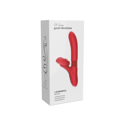 Silicone Vibrator 7 Powerful Modes - Licking,Thrusting and Heating - 1