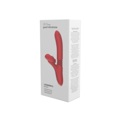Silicone Vibrator 7 Powerful Modes - Licking,Thrusting and Heating - 1 2