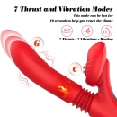 Silicone Vibrator 7 Powerful Modes - Licking,Thrusting and Heating - 6