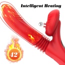 Silicone Vibrator 7 Powerful Modes - Licking,Thrusting and Heating - 8