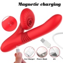 Silicone Vibrator 7 Powerful Modes - Licking,Thrusting and Heating - 9