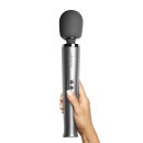 Masażer Le Wand Grey - akumulatorowy masażer typu wand: 10 prędkości, 20 programów, 34 cm - 1